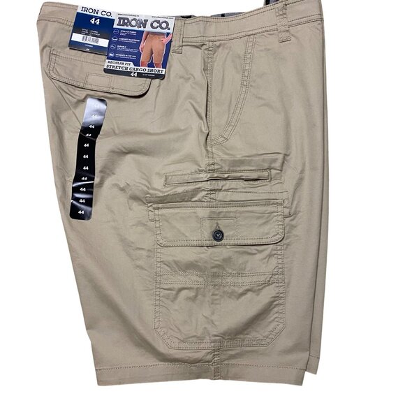 Iron Co. Mens Wheat Regular Fit‎ Stretch Cargo Shorts Size 44 - Picture 7 of 10